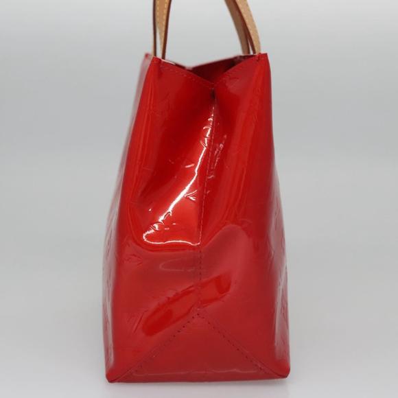 LOUIS VUITTON Monogram Vernis Reade PM Hand Bag Red Rouge M91088 LV Auth BD124 - Picture 3 of 16
